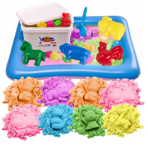  BibiMoon Kinetic Sand 8kg XL SET STAMPI PER SCATOLE DI SABBIA