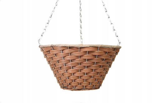  Vaso da fiori Dixiestore 31 cm x 31 x 16 cm diametro 31 cm in plastica tonalità marrone e beige