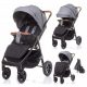  Passeggino 4baby Stinger Air Grey, grigio