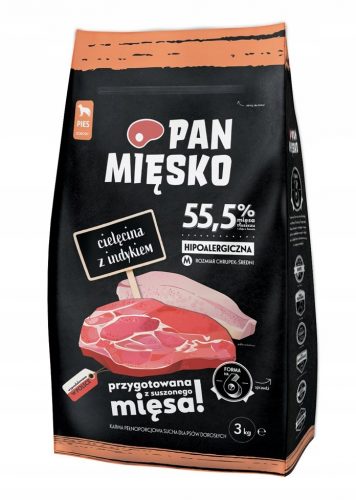  PAN MEAT Vitello con Tacchino 3kg Patatine XL