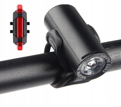  Illuminazione per bicicletta K&M E092 Batteria da 350 lm