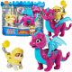  FIGURA DI PAW PATROL KNIGHTS RUBBLE E DRAGON BLIZZIE