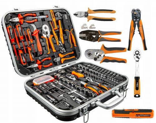 Set di attrezzi Neo Tools da 108 pezzi