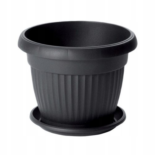  Vaso da fiori Prosperplast 40 cm x 40 x 31,5 cm diametro 40 cm plastica nera