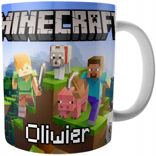 La tua impronta Minecraft tazza in ceramica 330 ml