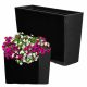  Vaso da fiori Kadax 56 cm x 19 x 36 cm, plastica nera