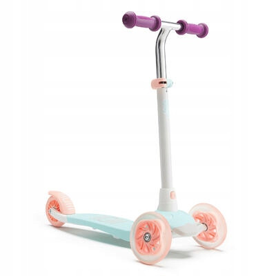  Monopattino Oxelo B1 500 per bambini V2 Bianco Rosa Verde