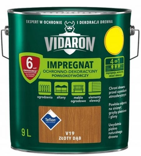 Vidaron V19 impregnante filmogeno Rovere dorato 9 l