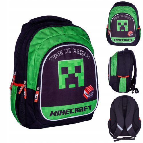  ZAINO SCUOLA MINECRAFT ORIGINALE CREEPER 2022