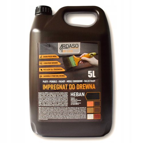 Vernice decorativa per legno IMPREGNAT 10l Ebano