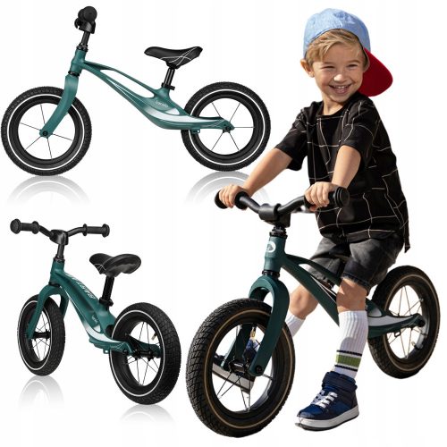  Bici senza pedali Lionelo Bart Air 12", verde