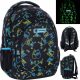  Zaino scolastico multiscomparto AstraBag, nero, multicolore, 20 l