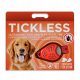  Protezione antizecche ad ultrasuoni per animali TickLess arancione