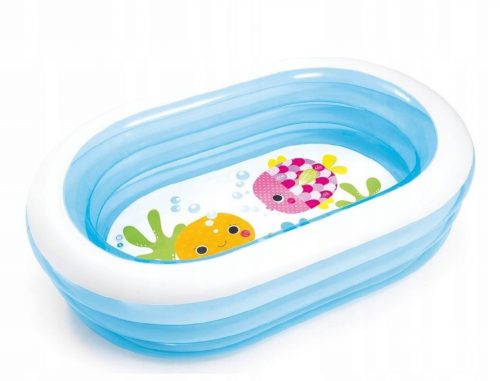 Piscina gonfiabile rettangolare Intex 163 x 107 cm