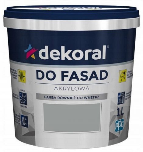  Pittura acrilica per facciate Dekoral 5 l 5904000028529 opaca