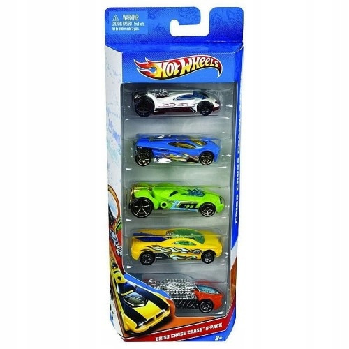  Mattel Hot Wheels Action HFV85 macchinine 5 pz.