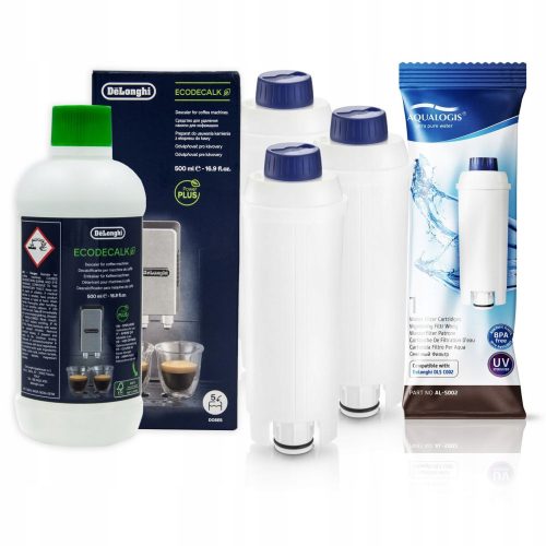  Delonghi Set 3x Filtri 1x Disincrostante 500ml