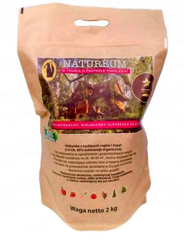  Concime organico naturale Natureum terriccio 1 kg 1 l