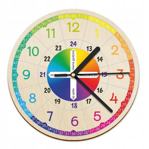 Upominki_pl Orologio da parete, multicolore, 30 cm