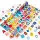  MONTESSORI BRAIN TRAINING PUZZLE PESCE NUMERI LETTERE