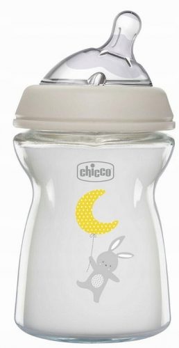  Bottiglia in vetro Chicco NaturalFeeling 0m+ 250ml