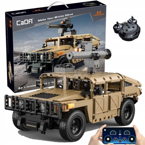  CaDa Make Your Bricks Move C51202W Blocchi di controllo Humvee Off-Roader Dual Mode 628 pz.