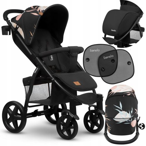  Passeggino Lionelo Annet Plus Lovin' + Protezione solare per finestrini auto. 2 Ombrelloni Lionelo