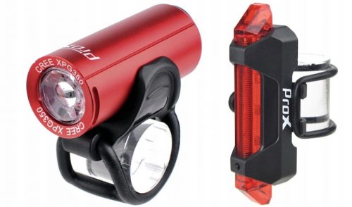  Prox PICTOR SET illuminazione per bicicletta 350 lm USB