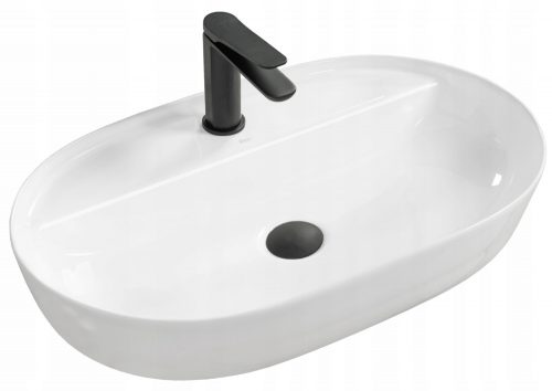 Lavabo da appoggio ovale Rea Aura