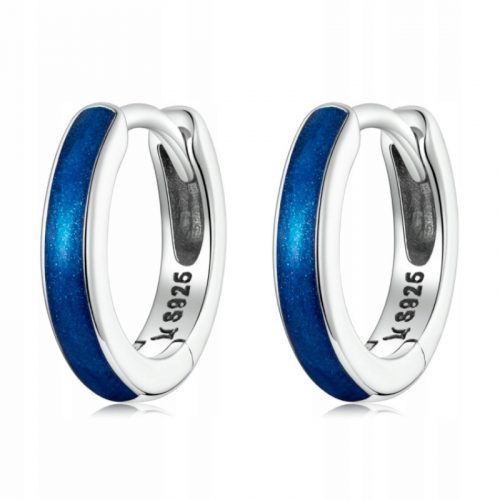  Orecchini in argento SHINING BLUE RINGS S925