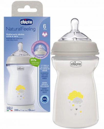  CHICCO NATURAL FEELING FLACONE 6m+ 330 ml