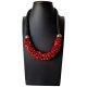  COLLANA IN CORALLO ROSSO NATURALE PIETRE TANTRICHE FORZA VITA