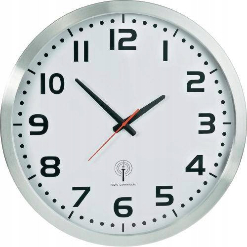 Orologio da parete EuroTime bianco, nero, multicolore, 50 cm