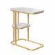  SoBuy Tavolino rettangolare FBT 30 x 50 x 58 cm oro