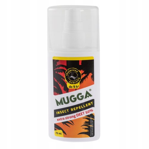  Mugga Spray forte 50% DEET 75 ml respinge zanzare e zecche