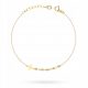  BRACCIALE IN ORO pr. 585 perline STELLA 14k