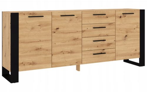  Cassettiera Bim Furniture Nuka 197 x 45 x 87 cm rovere artigianale opaco