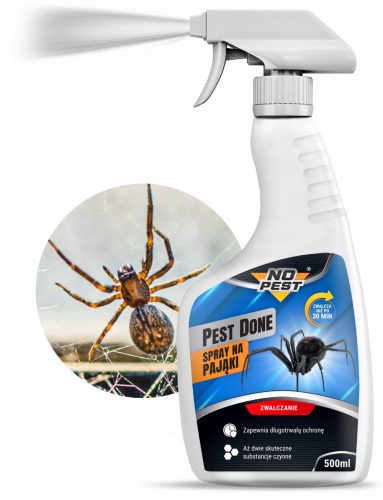  Spruzzatore, aerosol contro scarafaggi, formiche, ragni, cimici, pesciolini d'argento No-Pest 0,5 kg 500 ml