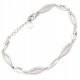  Bracciale in argento 925 con onde lunghe