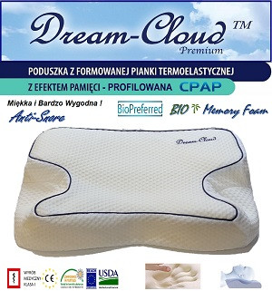 Cuscino per dormire ortopedico Dream-Cloud DCCPAP1 34 x 54 cm