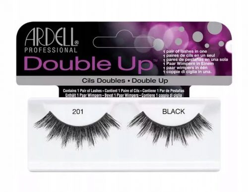  ARDELL DOUBLE UP 201 STRISCE CIGLIA ARTIFICIALI NERE