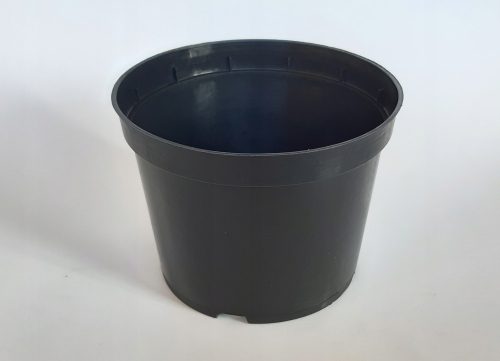  Vaso da fiori PSGR 19 cm x 19 x 15 cm, diametro 19 cm, plastica nera