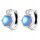  Orecchini in argento SHINING BLUE DROPS S925