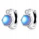  Orecchini in argento SHINING BLUE DROPS S925