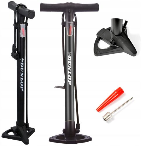  DUNLOP BIKE FLOOR PUMP pompa da pavimento nera