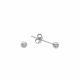  Orecchini in Argento 925 Palline Piccole 3mm