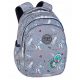  Zaino scolastico multiscomparto CoolPack, Sfumature di grigio e argento, Multicolor, 21 anni