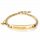  Bracciale Da Donna In Oro Con Placca A Cuore Inciso