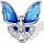  MD CHARMS ciondolo farfalla FARFALLA blu | S925