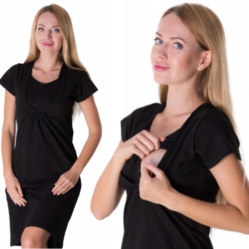  Camicia da allattamento Anda 3XL, cotone, manica corta